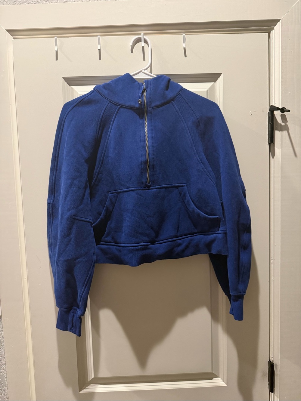 lululemon athletica Psychic Blue Half Zip Scuba